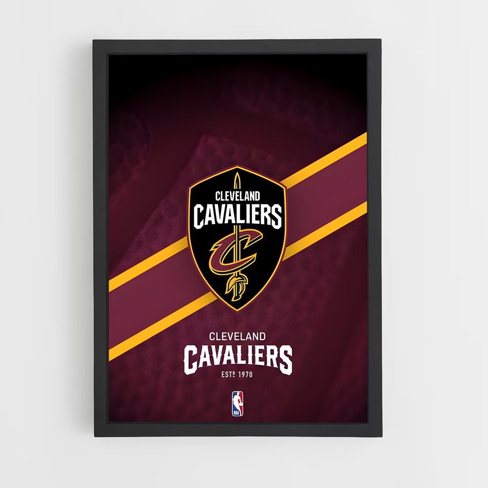 Poster Cleveland de cavaliers – affiche Basketball (vue 2)